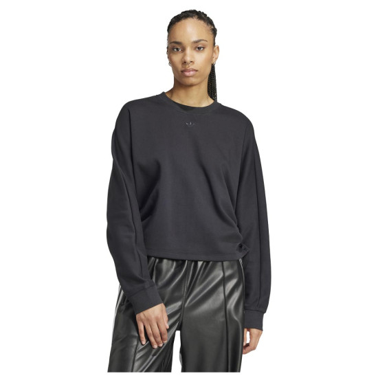 Adidas Γυναικείο φούτερ Ruched 3-Stripes Loose Sweatshirt